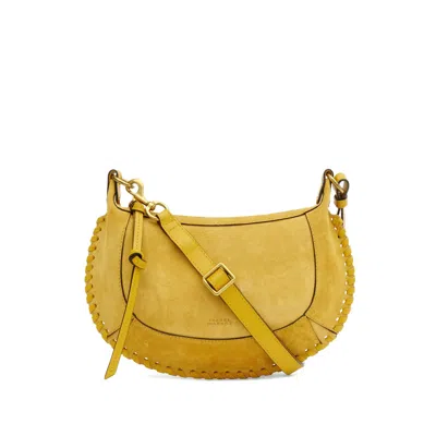 Isabel Marant Shoulder Bag Adjustable Strap Front Back Pockets In Yellow