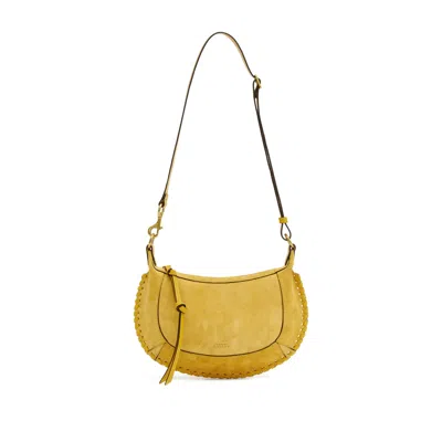 Isabel Marant Shoulder Bag Adjustable Strap Front Back Pockets In Yellow
