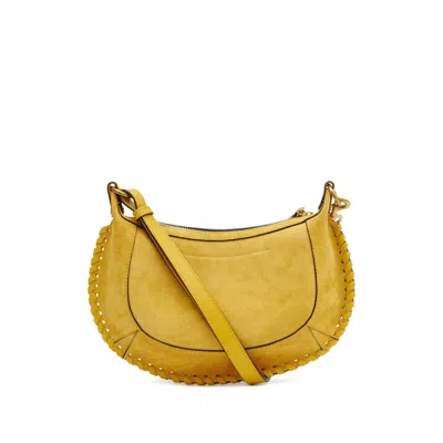 Isabel Marant Shoulder Bag Adjustable Strap Front Back Pockets In Yellow