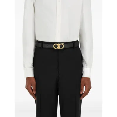 Ferragamo Belts Black In Black