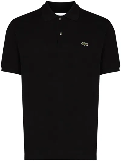 Lacoste Classic Fit Original L.12.12 Polo Clothing In Black