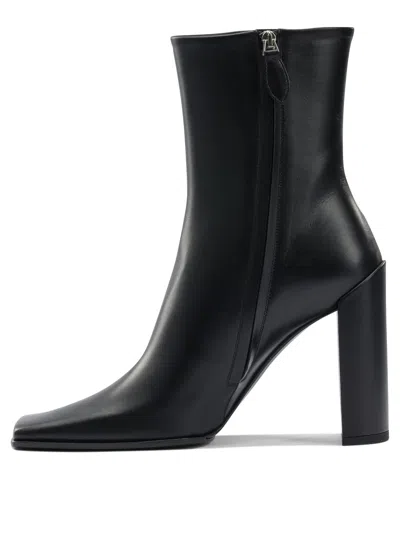 Alaïa Square 90mm Ankle Boots In Black