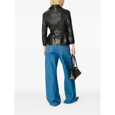 Marine Serre Denim Blue In Blue