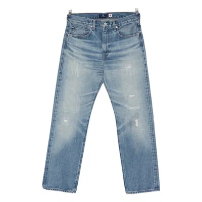 Levi's Distressed Belt-loop Jeans In Blue