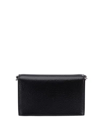 Alexander Mcqueen Mini Cross-bar Cross Body Bag In Black