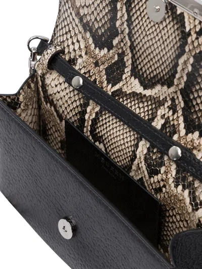 Alexander Mcqueen Mini Cross-bar Cross Body Bag In Black