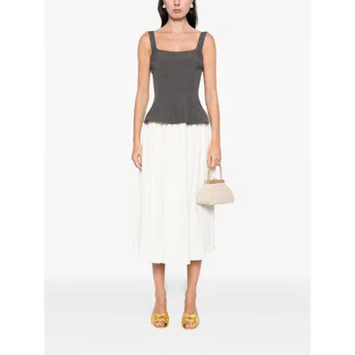 Stine Goya Square-neck Midi Dress In Multi