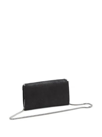 Stella Mccartney Falabella Continental Clutch Bag In Black