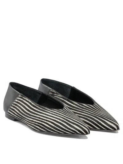 Ammb Milano "cavallino" Ballet Flats In Black