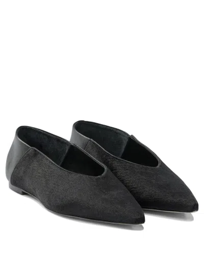 Ammb Milano "cavallino" Ballet Flats In Black
