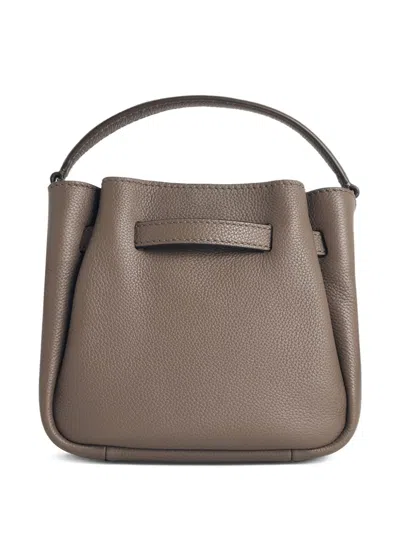 Tory Burch Romy Mini Leather Bucket Bag