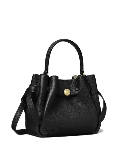 Tory Burch Romy Mini Leather Bucket Bag