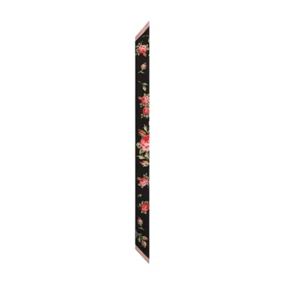 Dolce & Gabbana Floral Bouquet Scarf In Multi