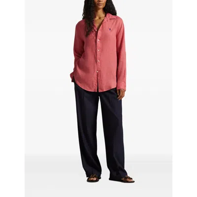 Ralph Lauren Shirts Red In Pink