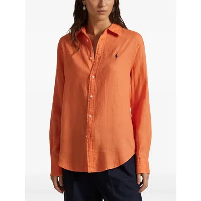 Ralph Lauren Shirts Orange In Orange