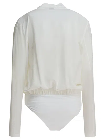 Brunello Cucinelli Women Silk Body Shirt In White