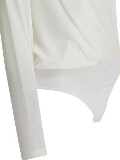 Brunello Cucinelli Women Silk Body Shirt In White