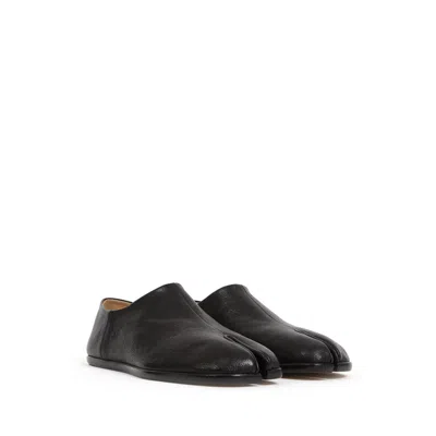Maison Margiela Smooth Leather Loafers With Split-toe Design In Black