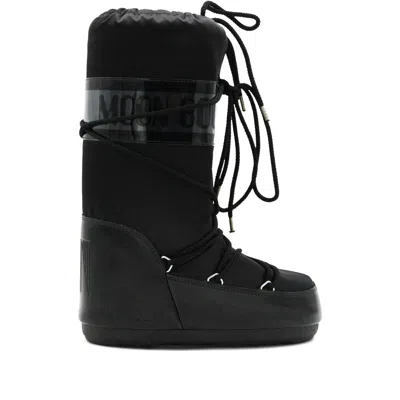 Moon Boot Icon Glittered Mid-calf Boots In Black