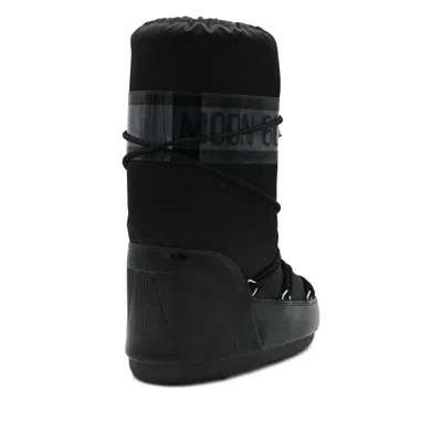 Moon Boot Icon Glittered Mid-calf Boots In Black