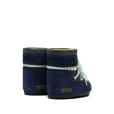 Moon Boot X Guest In Residence Shoes Blue In Black