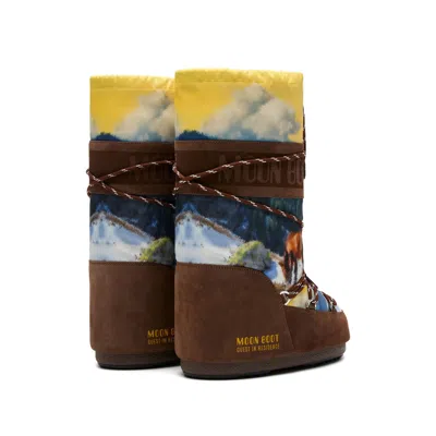 Moon Boot X Guest In Residence Shoes Brown In Multi