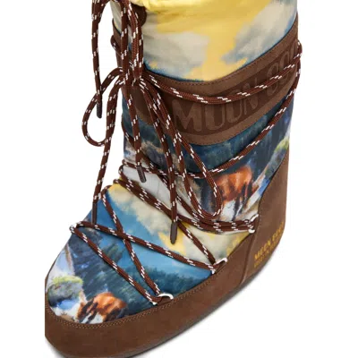 Moon Boot X Guest In Residence Shoes Brown In Multi