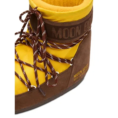 Moon Boot X Guest In Residence Shoes Brown, Yellow In Multi