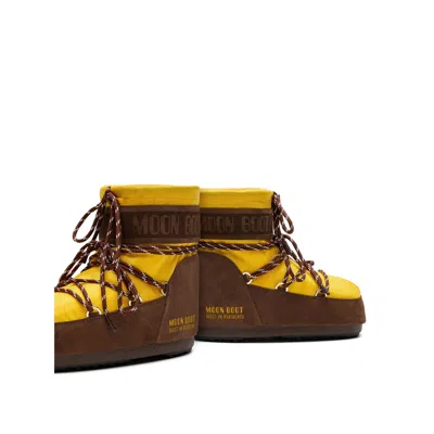 Moon Boot X Guest In Residence Shoes Brown, Yellow In Multi