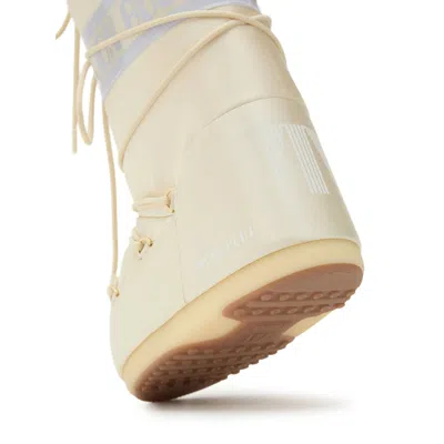 Moon Boot Icon Pearly Satin And Pvc Snow Boots In Neutral