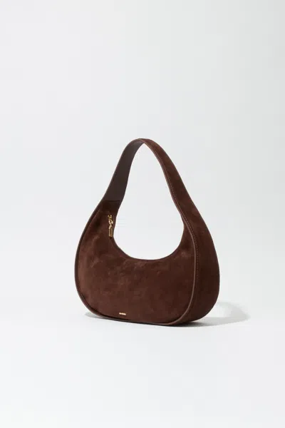 Simkhai Women's Finn Suede Hobo In Cacao In Brown