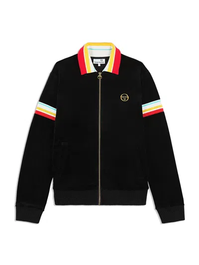 Sergio Tacchini Slice Track Jacket In Black