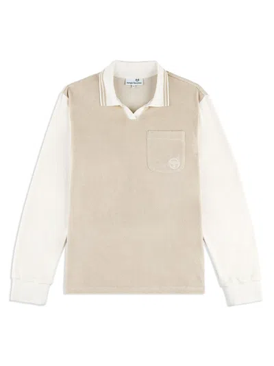 Sergio Tacchini Alvar Long Sleeve Polo In White
