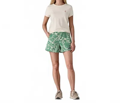 Patagonia Baggies Shorts In Heartleaf Green In Green