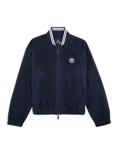 Sergio Tacchini Adria Mesh Track Jacket In Blue
