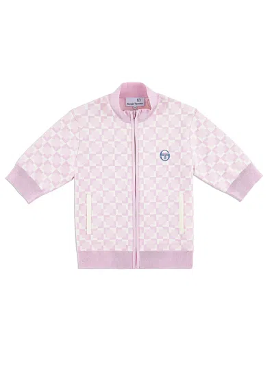 Sergio Tacchini Leila Short Sleeve Track Jacket In Pink