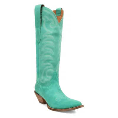 Dingo 1969 Movin' On Western Boots Women's Usgreen Leather Snip Toe Zogg1901 In Green