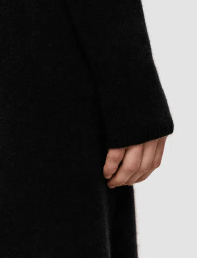 Joseph Brushed Cashmere Dress In Black