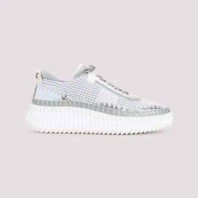 Chloé Stylish Sneakers With Unique Design Features In White
