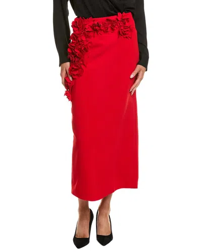 Beulah Maxi Skirt In Red