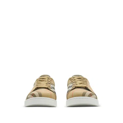 Burberry Multicolor Polyamide Low Top Sneakers In Multi