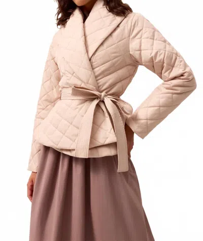 Marie Oliver Lark Jacket In Mushroom In Gray