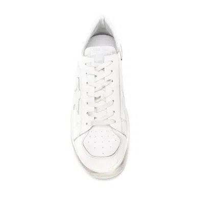 Golden Goose Deluxe Brand Men White Leather Stardan Sneakers In Multi