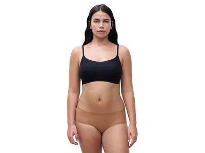 Chantelle Underwear Womens Tabac Soft Stretch Mid-rise Hipster Panty Buu422 In Black