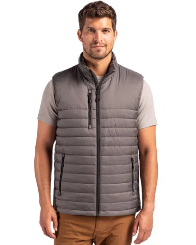 Clique Mens Water Resistant Heavyweight Puffer Vest In Brown