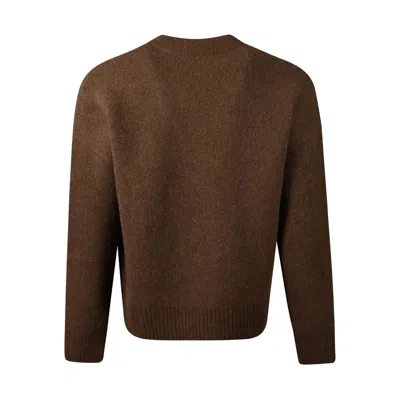 Ami Alexandre Mattiussi Sweaters Brown In Brown