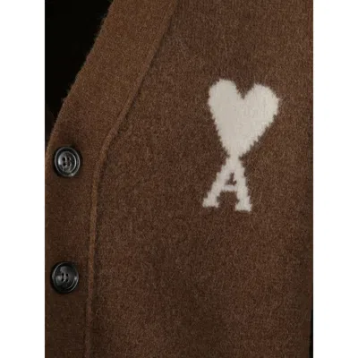Ami Alexandre Mattiussi Sweaters Brown In Brown
