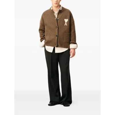 Ami Alexandre Mattiussi Sweaters Brown In Brown