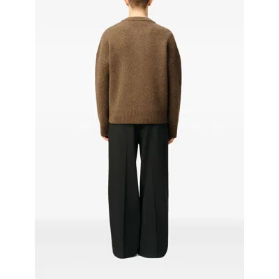 Ami Alexandre Mattiussi Sweaters Brown In Brown
