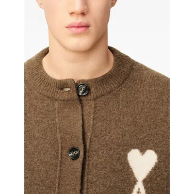 Ami Alexandre Mattiussi Sweaters Brown In Brown
